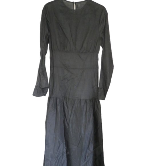 SIR the label Dresses & Skirts - SIR THE LABEL - PIERRE - LONG SLEEVE LINEN BLEND COVER UP DRESS - SIZE 1